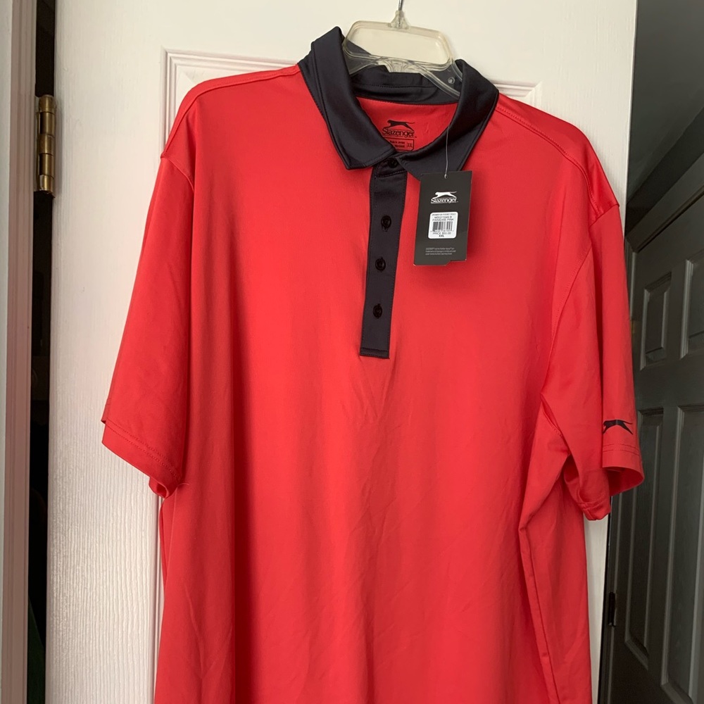 Slazenger Melon and Grey Mens Golf Tee